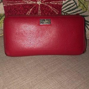 Kate Spade  Authentic ♠️ red wallet